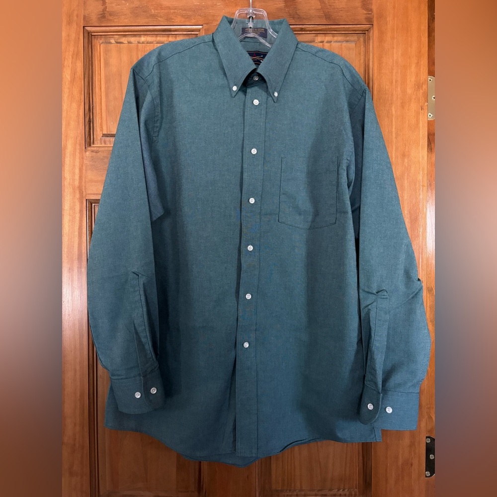 Arrow Men's Teal Button Down Shirt